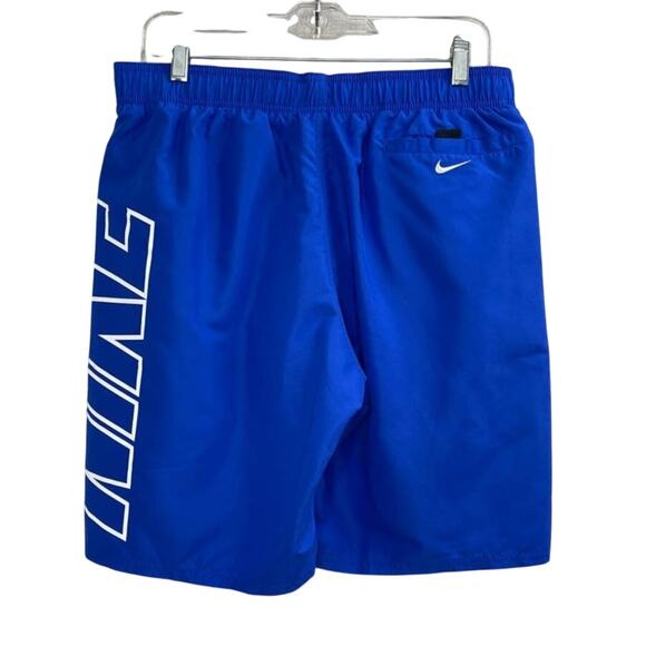 NWT Nike Logo Breaker Volley Blue Swim Trunk Board Shorts Mens Sz L NESS9508-416 - Picture 3 of 5